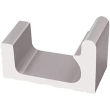 Переливной водоотводный канал Serapool с поручнем 234x125 мм, серый (K359.1)