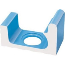 Переливной водоотводный канал Serapool со сливом и поручнем 234x125 мм, голубой (K361)