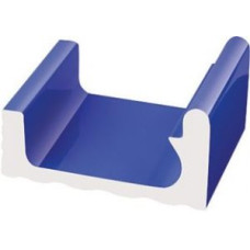 Переливной водоотводный канал Serapool с поручнем 286x250 мм, кобальт (K407)