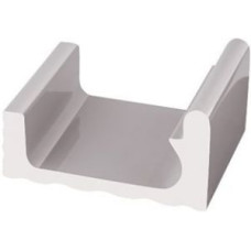 Переливной водоотводный канал Serapool с поручнем 286x250 мм, серый (K409.1)