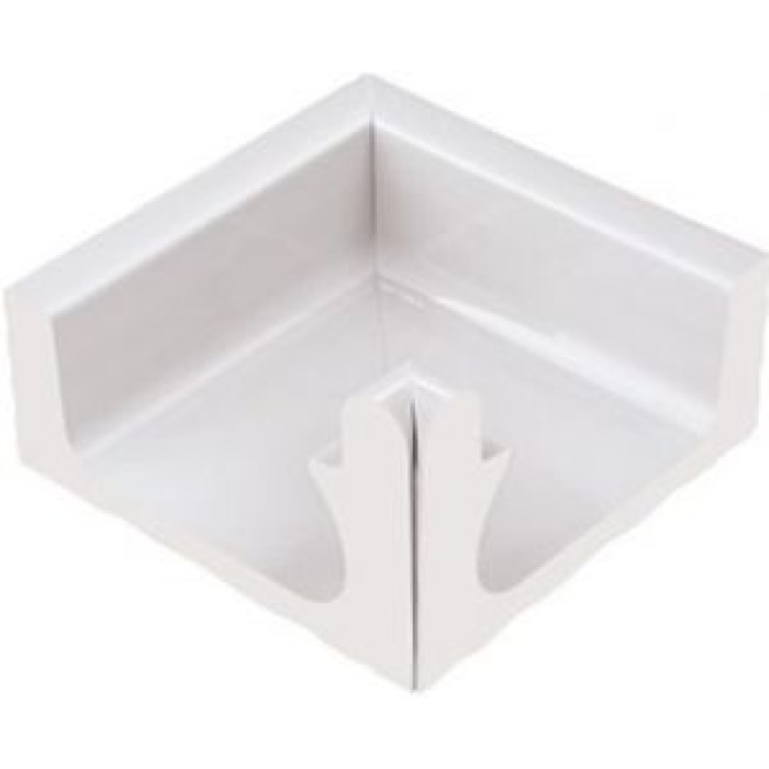 Угловой элемент переливного водоотводного канала Serapool с поручнем 286x286 мм, белый (K433) Угловой элемент переливного водоотводного канала Serapool с поручнем 286x286 мм, белый (K433)