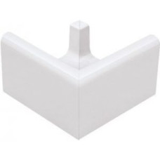 Угловой элемент переливного водоотводного канала Serapool с поручнем 306x306 мм, белый (K443)