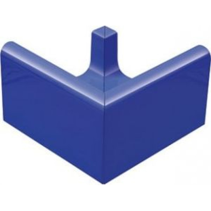 Угловой элемент переливного водоотводного канала Serapool с поручнем 306x306 мм, кобальт (K447) Угловой элемент переливного водоотводного канала Serapool с поручнем 306x306 мм, кобальт (K447)