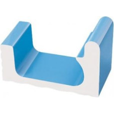 Переливной водоотводный канал Serapool с поручнем 286x125 мм, голубой (K451)