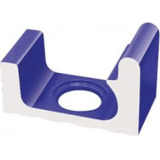 Переливной водоотводный канал Serapool со сливом и поручнем 286x125 мм, кобальт (K467)