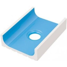 Переливной водоотводный канал Serapool со сливом 180x250 мм, голубой (K521)