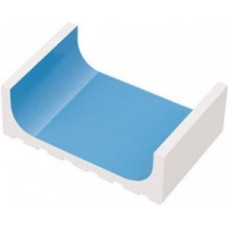 Переливной водоотводный канал Serapool 180x125 мм, голубой (K551)