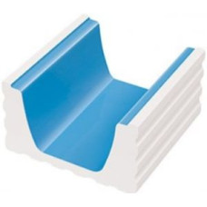 Переливной водоотводный канал Serapool 223x250 мм, голубой (K601)