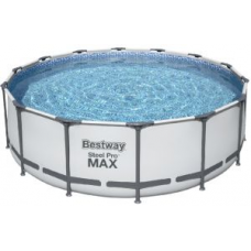 Каркасный бассейн Bestway Steel Pro Max 427х122 с картриджным фильтром, тентом и лестницей (5612X)