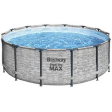 Каркасный бассейн Bestway Steel Pro Max 427х122 см с картриджным фильтром, лестницей и тентом (5619D)