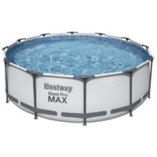 Каркасный бассейн Bestway Steel Pro Max 366х100 с картриджным фильтром и лестницей (56418)