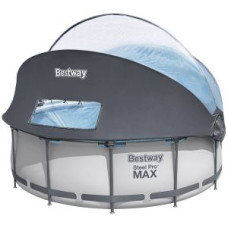 Каркасный бассейн Bestway Steel Pro Max 366х100 с картриджным фильтром, лестницей и тентом (5619N)