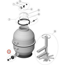 Клапан сливной для фильтра IML Mediterraneo (RM400L60)