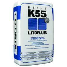 Смесь клеевая цементная Litokol LITOPLUS K55 (белый) 25 кг