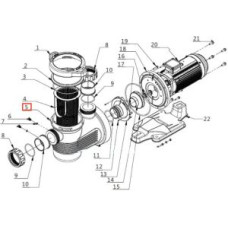 Корпус насоса Emaux UPH (420058561)
