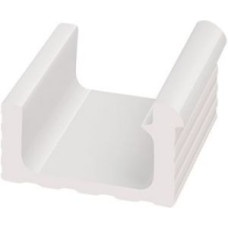 Переливной водоотводный канал Serapool с поручнем 236x250 мм, белый (KP103)