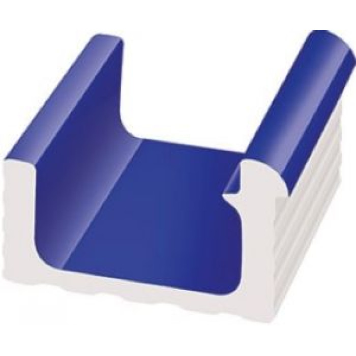 Переливной водоотводный канал Serapool с поручнем 236x250 мм, кобальт (KP107) Переливной водоотводный канал Serapool с поручнем 236x250 мм, кобальт (KP107)