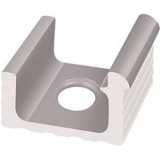 Переливной водоотводный канал Serapool со сливом и поручнем 236x250 мм, серый (KP129.1)