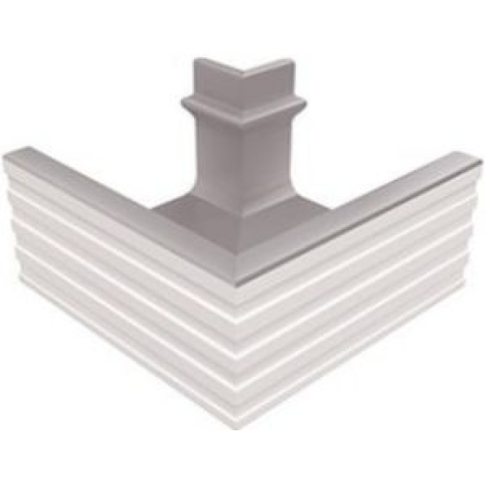 Угловой элемент переливного водоотводного канала Serapool с поручнем 256x256 мм, серый (KP149.1) Угловой элемент переливного водоотводного канала Serapool с поручнем 256x256 мм, серый (KP149.1)