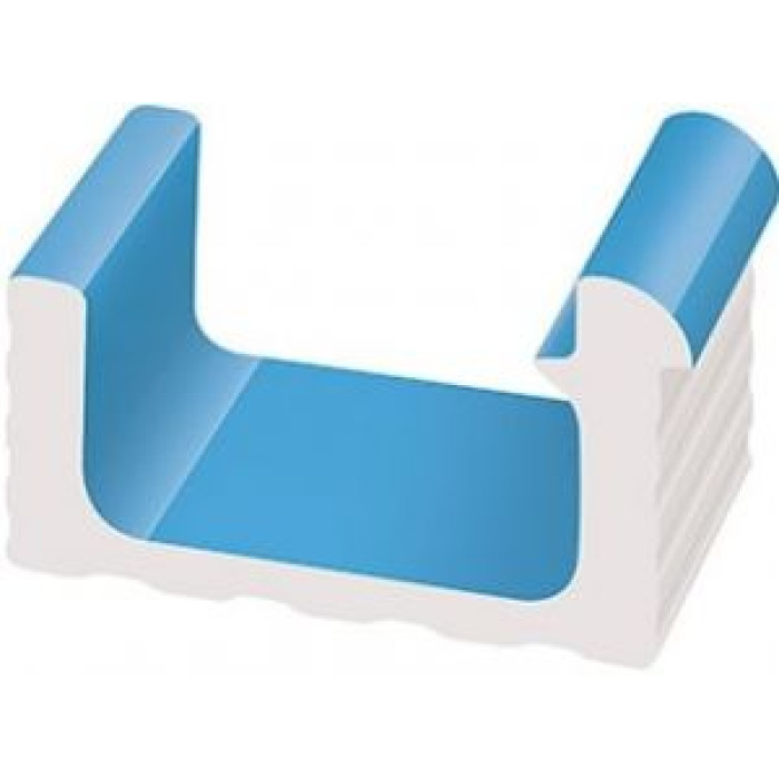 Переливной водоотводный канал Serapool с поручнем 236x125 мм, голубой (KP151) Переливной водоотводный канал Serapool с поручнем 236x125 мм, голубой (KP151)