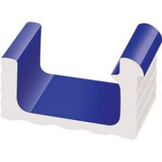 Переливной водоотводный канал Serapool с поручнем 236x125 мм, кобальт (KP157)