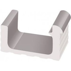 Переливной водоотводный канал Serapool с поручнем 236x125 мм, серый (KP159.1)