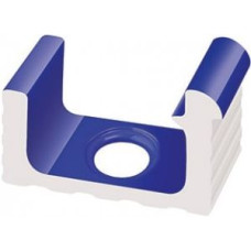 Переливной водоотводный канал Serapool со сливом и поручнем 236x125 мм, кобальт (KP167)