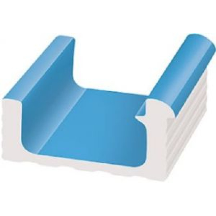 Переливной водоотводный канал Serapool с поручнем 286x250 мм, голубой (KP201) Переливной водоотводный канал Serapool с поручнем 286x250 мм, голубой (KP201)