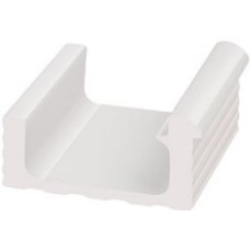 Переливной водоотводный канал Serapool с поручнем 286x250 мм, белый (KP203)