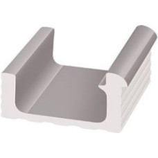 Переливной водоотводный канал Serapool с поручнем 286x250 мм, серый (KP209.1)