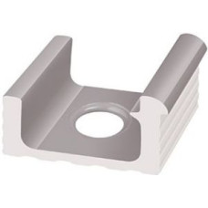 Переливной водоотводный канал Serapool со сливом и поручнем 286x250 мм, серый (KP229.1)