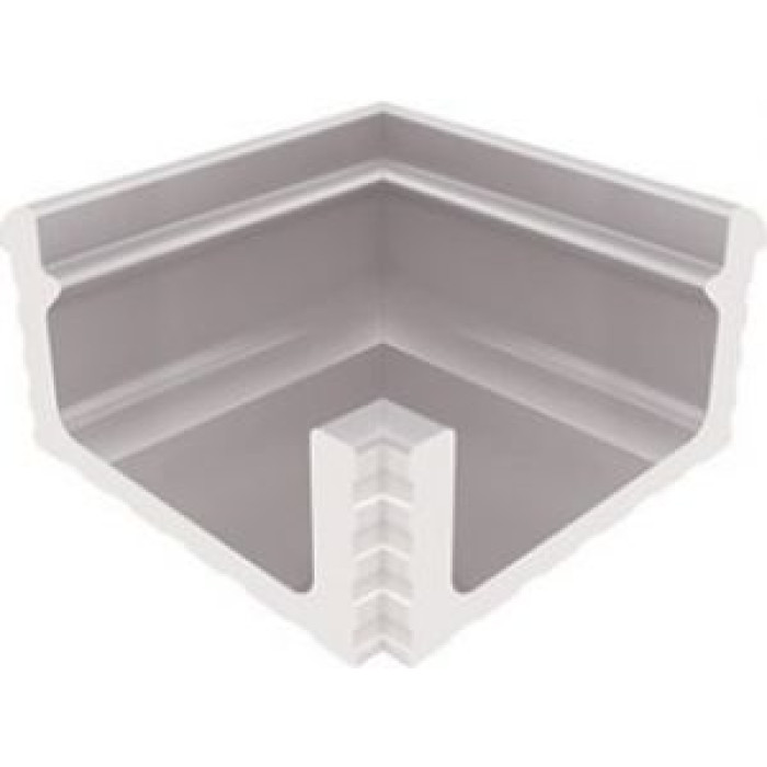 Угловой элемент переливного водоотводного канала Serapool с поручнем 286x286 мм, серый (KP239.1) Угловой элемент переливного водоотводного канала Serapool с поручнем 286x286 мм, серый (KP239.1)