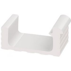 Переливной водоотводный канал Serapool с поручнем 286x125 мм, белый (KP253)