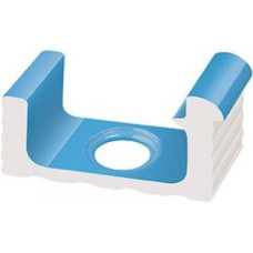 Переливной водоотводный канал Serapool со сливом и поручнем 286x125 мм, голубой (KP261)