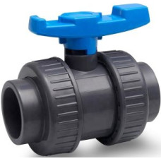 Кран шаровой PE/EPDM  20 мм PN16 TU-POLY Кран шаровой PE/EPDM  20 мм PN16 TU-POLY