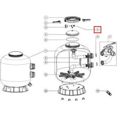 Заглушка для крышки фильтра Aquaviva Ringlock