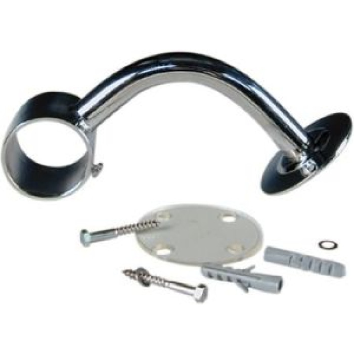 Кронштейн изогнутый для поручней 43 мм Astral Pool, нержавеющая сталь AISI-316 (11143) Кронштейн изогнутый для поручней 43 мм Astral Pool, нержавеющая сталь AISI-316 (11143)