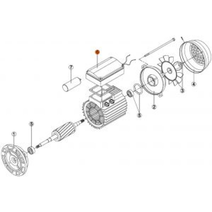 Крышка коробки распаячной насосов Kripsol KSE MEC-80 (RMOT0006.03R) Крышка коробки распаячной насосов Kripsol KSE MEC-80 (RMOT0006.03R)