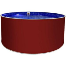 Каркасный бассейн Лагуна  2,00х1,25х0,5, рубиново-красный RAL3003 (20016-04)