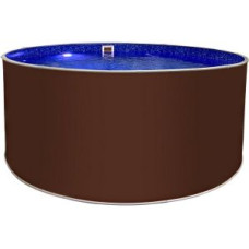 Каркасный бассейн Лагуна  2,00х1,25х0,5, темный шоколад RAL8017 (20011-04)