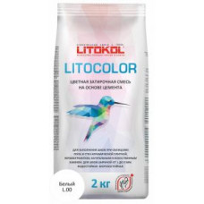 Затирочная смесь цементная Litokol Litocolor L.00 (белый) 2 кг