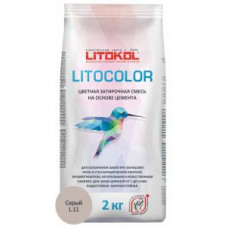 Затирочная смесь цементная Litokol Litocolor L.11 (серый) 2 кг