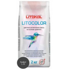 Затирочная смесь цементная Litokol Litocolor L.13 (графит) 2 кг