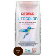 Затирочная смесь цементная Litokol Litocolor L.27 (венге) 2 кг