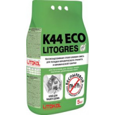 Смесь клеевая беспылевая Litokol Litogres K44 (серый) 5 кг