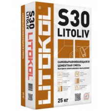 Смесь для выравнивания Litokol Litoliv  S30  (розово-серый) 25 кг