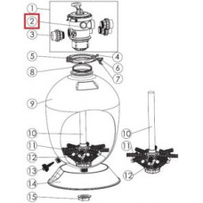 Манометр для фильтра Aquaviva 100PSI