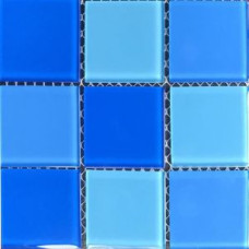 Мозаика стеклянная Aquaviva Cristall Light Blue (DCM306)