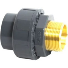 Муфта разборная ПВХ/латунь  20х1/2? НР Comer (US72020BPVC)