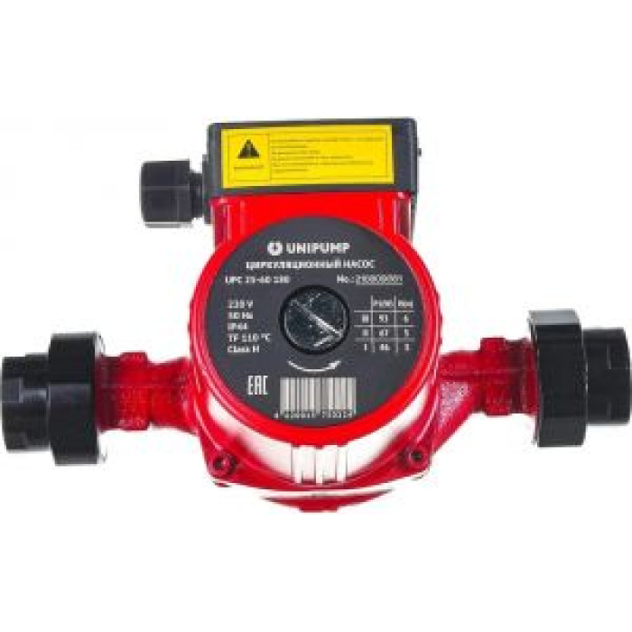 Циркуляционный насос  4,1 м3/ч Unipump UPC 25-60 180 93 Вт 220 В Циркуляционный насос  4,1 м3/ч Unipump UPC 25-60 180 93 Вт 220 В